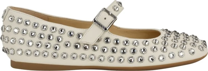 Guess Women's Kalidal Rhinestone Mary Jane Ballet Flats - Image 2