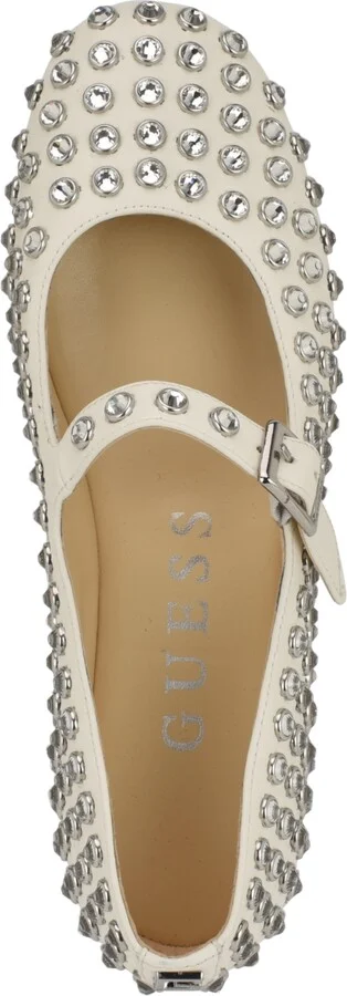 Guess Women's Kalidal Rhinestone Mary Jane Ballet Flats - Image 4