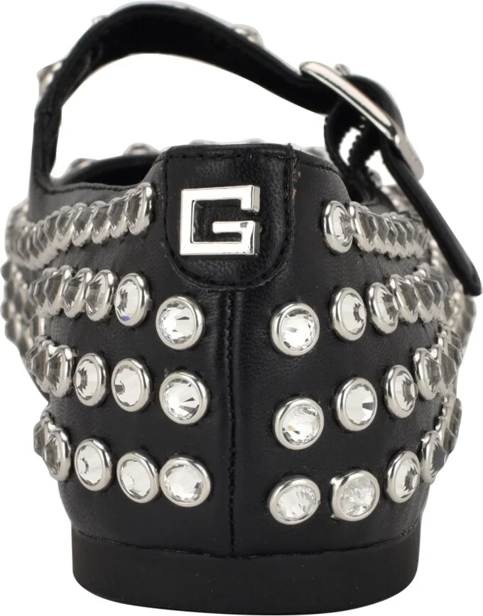 Guess Women's Kalidal Rhinestone Mary Jane Ballet Flats - Image 7