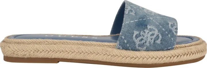 Guess Women's Katic Slide Espadrille Flat Sandals - Image 2