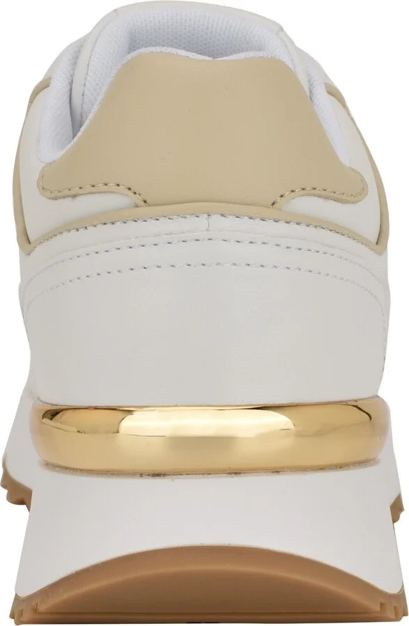 Guess Women's Koyaa Quattro G Logo Retro Jogger Sneakers - White/Navy Multi - Image 11