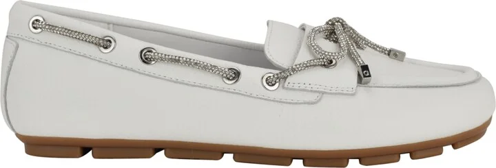 Guess Women's Lavonta Rhinestone Lace Tailored Boat Shoes - Image 2