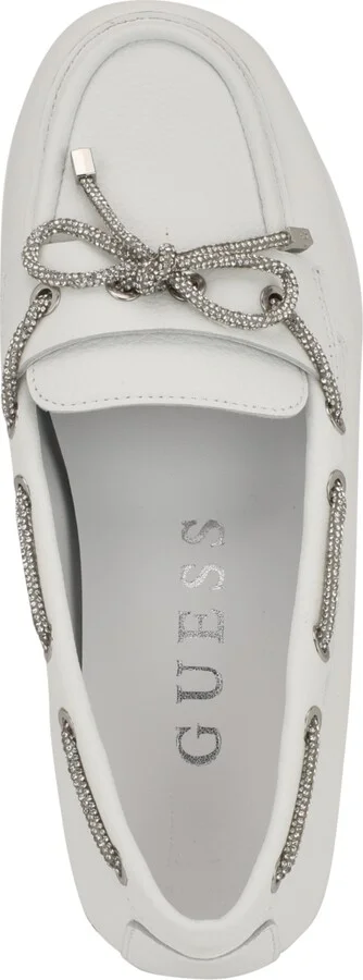 Guess Women's Lavonta Rhinestone Lace Tailored Boat Shoes - Image 4
