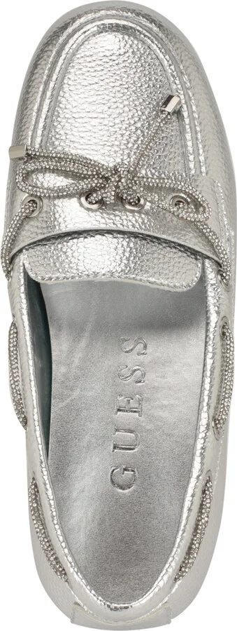 Guess Women's Lavonta Rhinestone Lace Tailored Boat Shoes - Image 8