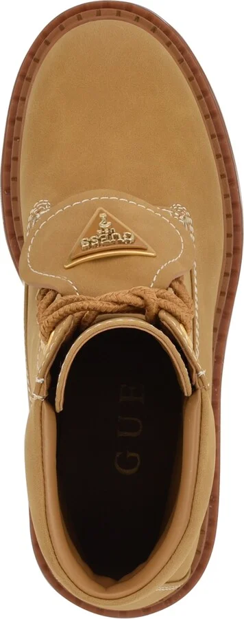 Guess Women's Leavey Logo Lug Sole Combat Boots - Image 4