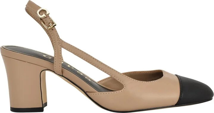 Guess Women's Loisa Slingback Block Heel Pumps - Image 2
