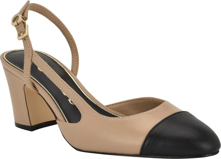 Guess Women's Loisa Slingback Block Heel Pumps