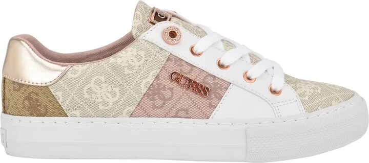 Guess Women's Loven Lace-Up Sneakers - Image 11
