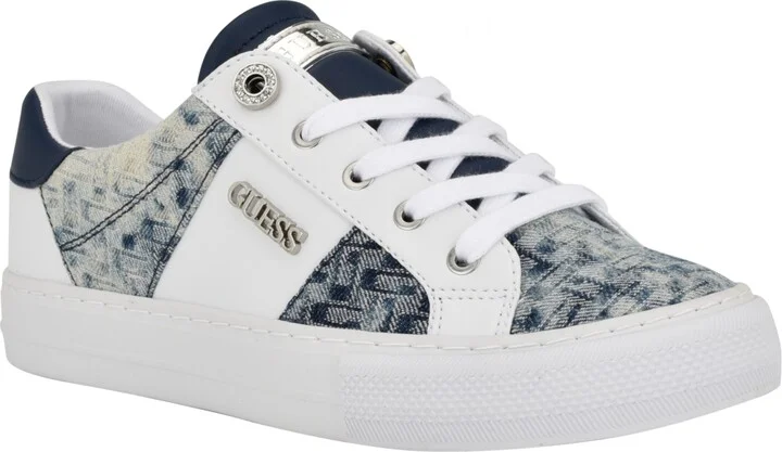 White,denim Multi