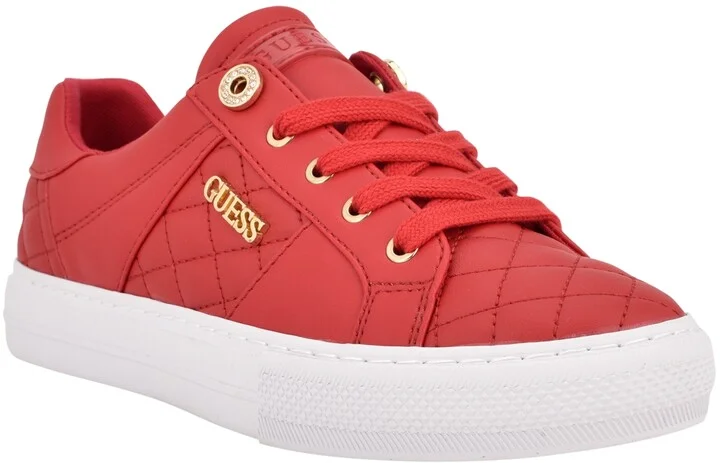 Red Quilted