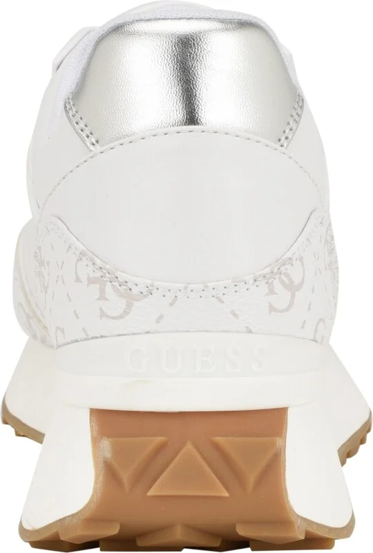 Guess Women's Luchia Fashion Forward Chunky Bottom Sneakers - White/Pink - Image 7
