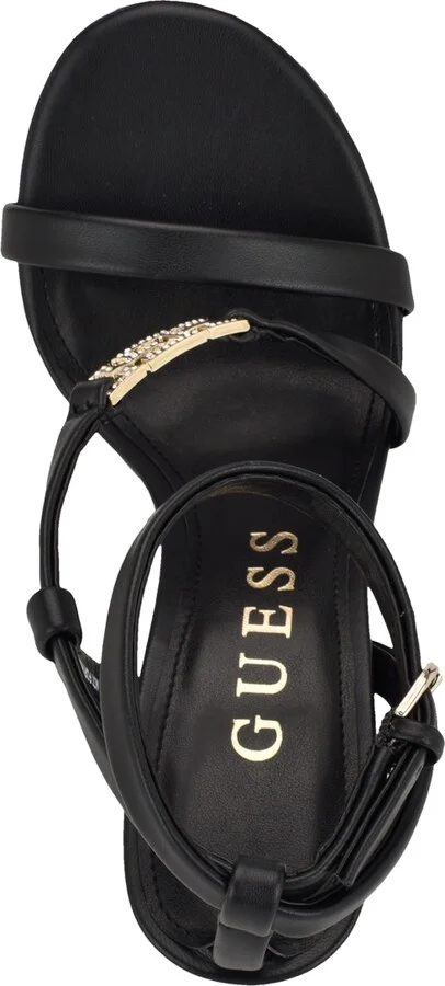Guess Women's Lucier Strappy Platform Heel Dress Sandals - Image 4
