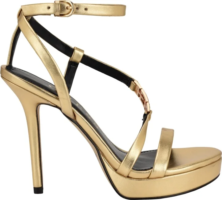Guess Women's Lucier Strappy Platform Heel Dress Sandals - Image 6