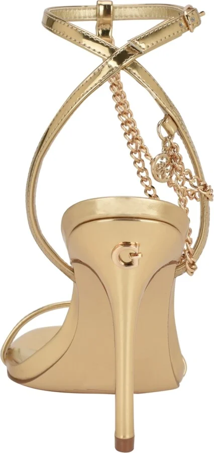 Guess Women's Miamy Open Toe Chain Detail Stiletto High Heel Sandals - Image 7