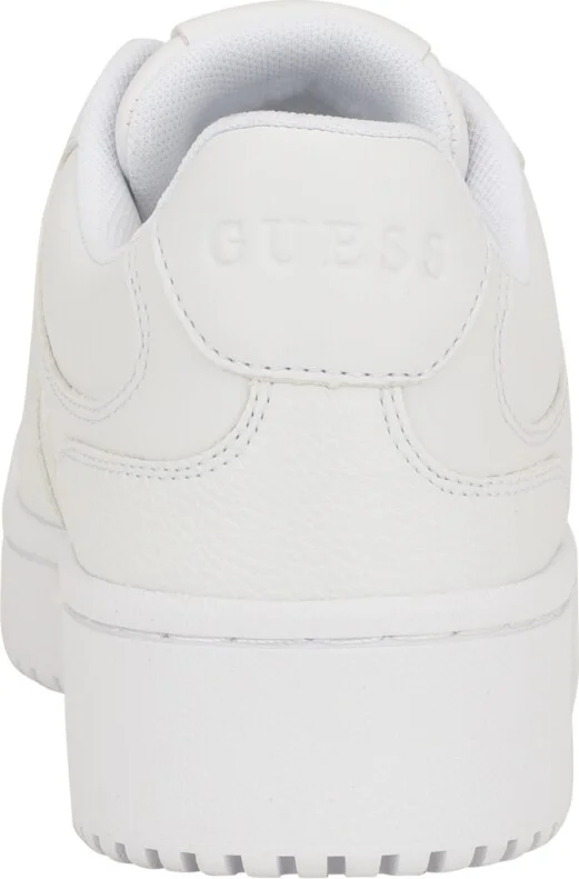 Guess Women's Miram Platform Lace-Up Court Sneakers - White/White - Image 3