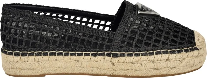 Guess Women's Mones Closed Toe Jute Mesh Upper Casual Espadrille Flats - Image 2