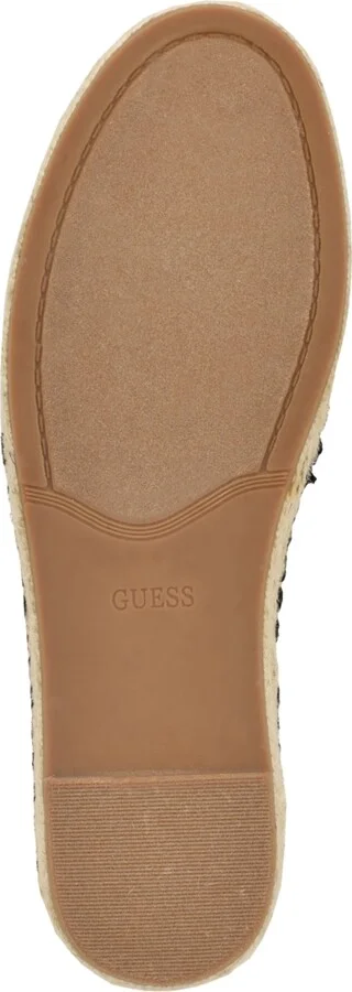 Guess Women's Mones Closed Toe Jute Mesh Upper Casual Espadrille Flats - Image 5