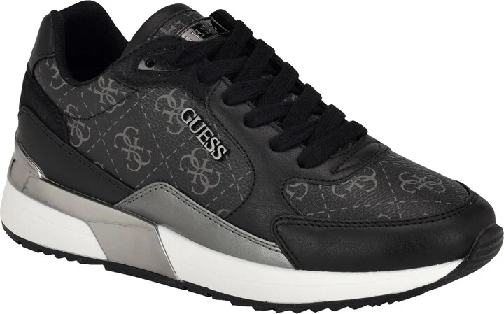 Guess Women's Moxea Quattro G Logo Lace-Up Jogger Sneakers