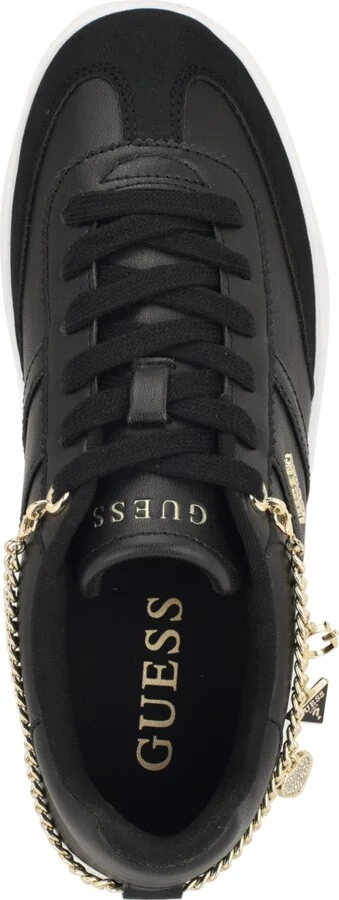 Guess Women's Naoko Charm Lace-Up Court Sneakers - Image 4