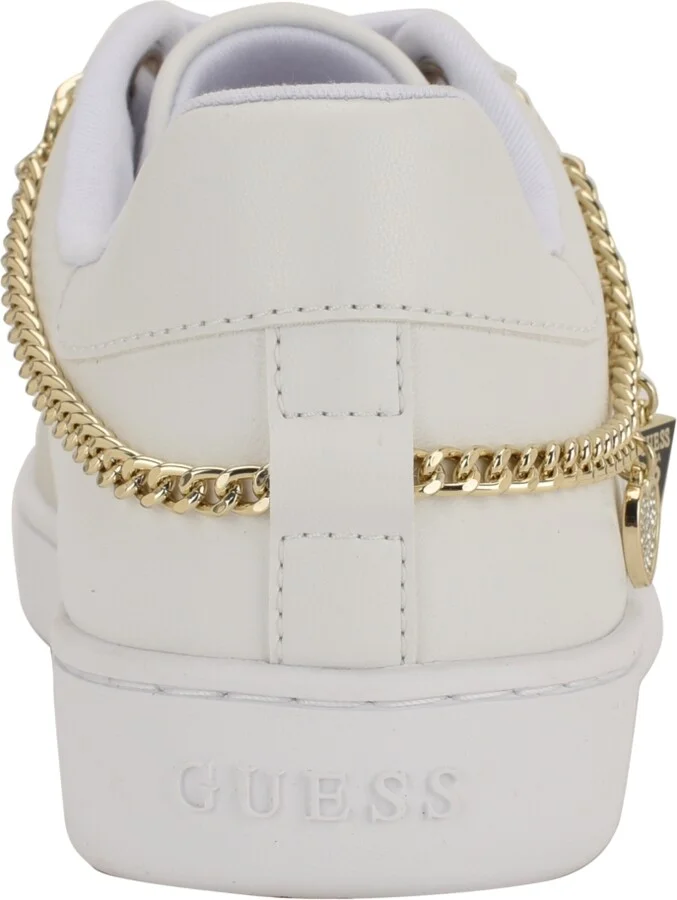 Guess Women's Naoko Charm Lace-Up Court Sneakers - Image 7