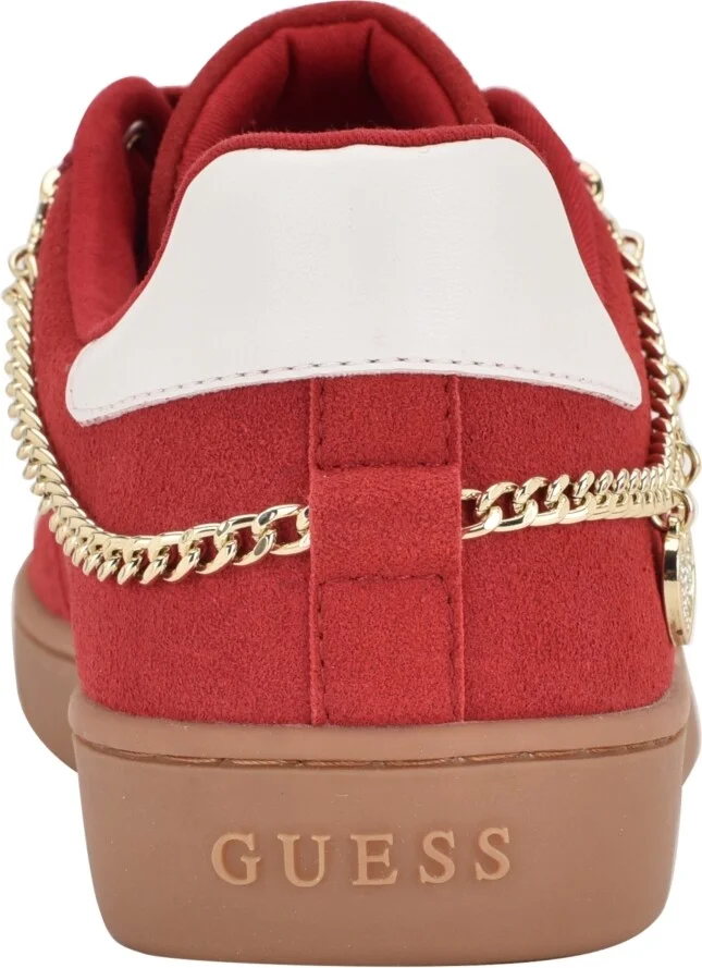 Guess Women's Naoko Charm Lace-Up Court Sneakers - Image 11