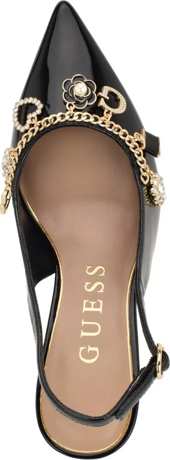 Guess Women's Naska Charms Slingback Pumps - Image 4
