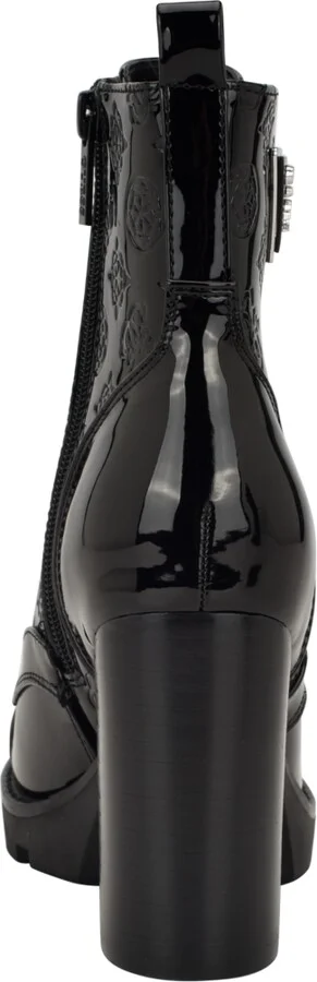 Guess Women's Neadyn Heeled Lug Sole Lace Up Hiker Booties - Image 3