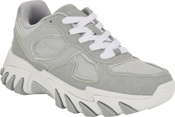 Guess Women's Norina Lace-Up Cat Claw Chunky Sneakers