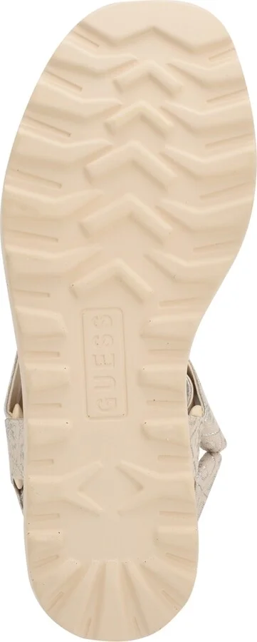 Guess Women's Ocilia Quattro Logo Sport Eva Wedge Strappy Sandals - Black, White Logo - Image 9