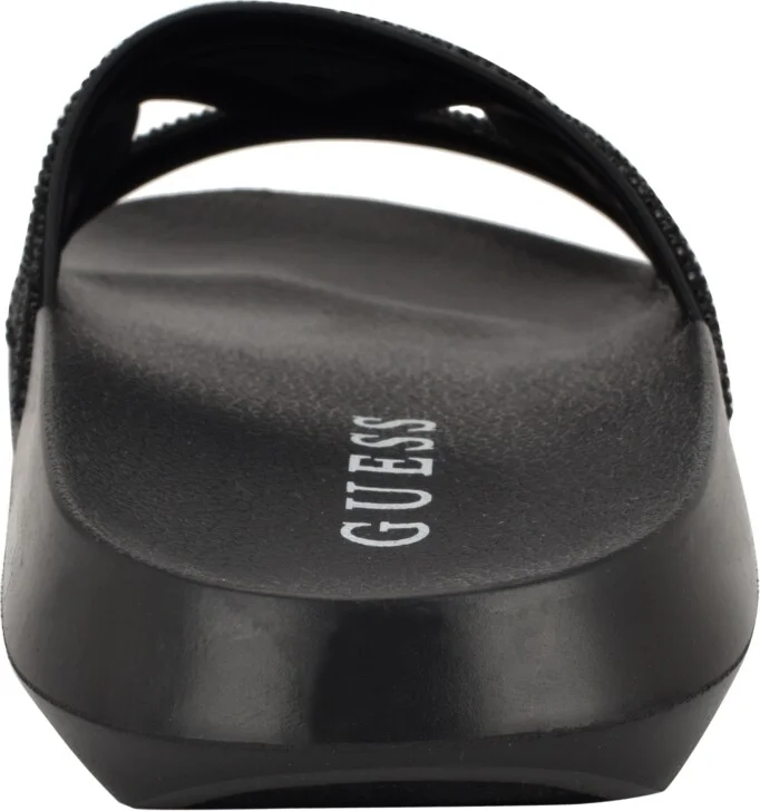 Guess Women's Payca Rhinestone Eva Pool Slide Sandals - Image 7