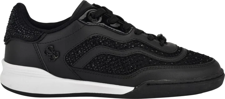 Guess Women's Pritie Quattro Rhinestone Lace-Up Sneakers - Image 2