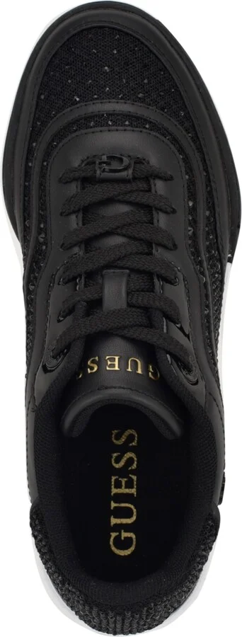 Guess Women's Pritie Quattro Rhinestone Lace-Up Sneakers - Image 4