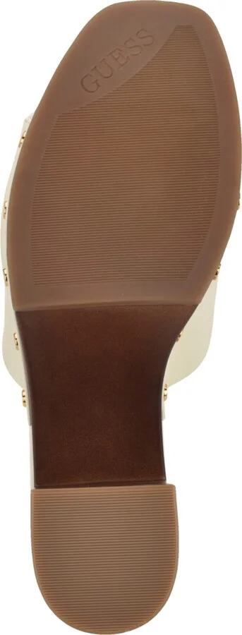 Guess Women's Qisha Quattro G Studded Block Heel Platform Sandals - Image 9