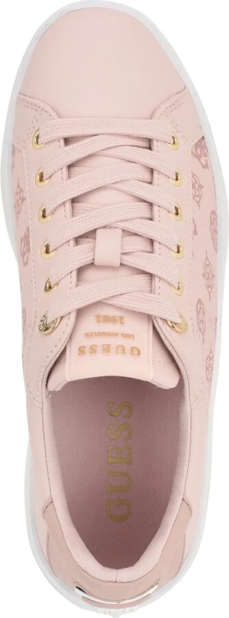 Guess Women's Ronii Quattro G Peony Jacquard Lace-Up Sneakers - Image 4