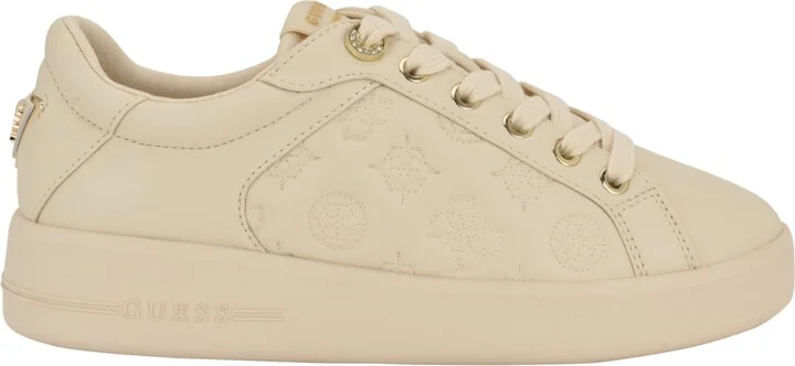 Guess Women's Ronii Quattro G Peony Jacquard Lace-Up Sneakers - Image 6