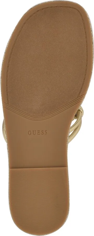 Guess Women's Saima G Cutout Rhinestone Flat Sandals - Image 5