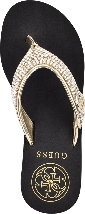 Guess Women's Sarraly Eva Logo Wedge Sandals - Image 4