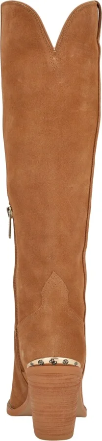 Guess Women's Sashan Knee-High Topstitched Western Boots - Image 3