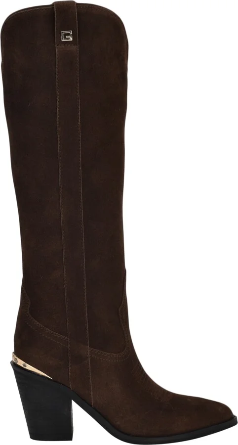 Guess Women's Sashan Knee-High Topstitched Western Boots - Image 10