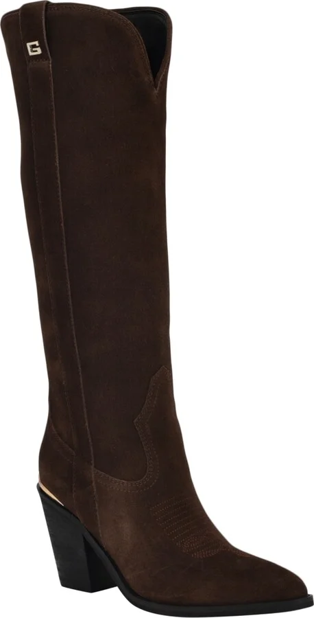 Dark Brown Suede