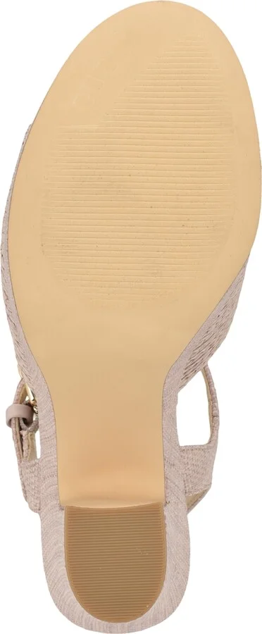 Guess Women's Saylin Woven Block Heel Platform Sandals - Image 5