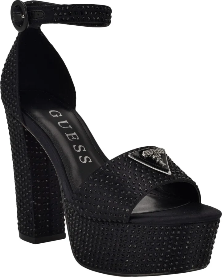 Guess Women's Setona Two Piece Platform Dress Sandals