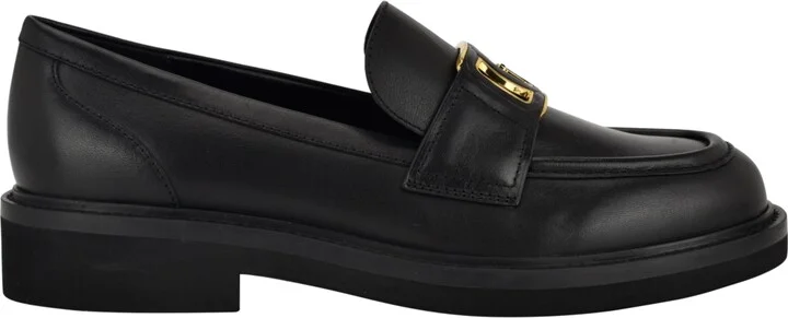 Guess Women's Shuttle Logo Hardware Round Toe Loafers - Image 2