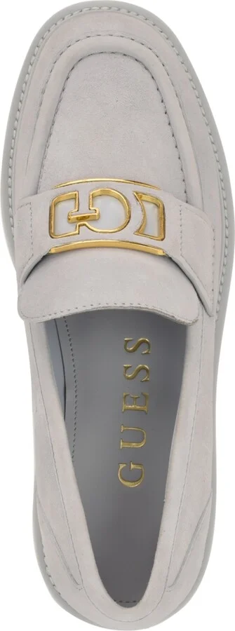 Guess Women's Shuttle Logo Hardware Round Toe Loafers - Image 8