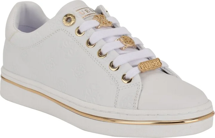 Guess Women's Stasey Charms Lace-Up Sneaker