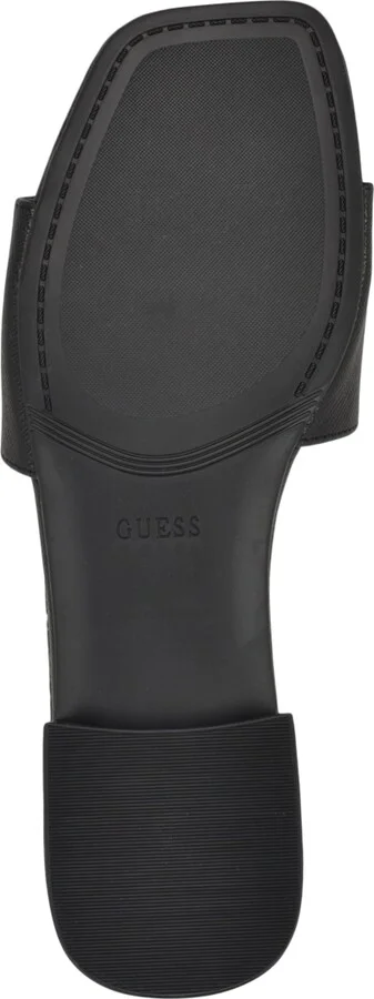 Guess Women's Tamsea One Band Square Toe Slide Flat Sandals - Image 5