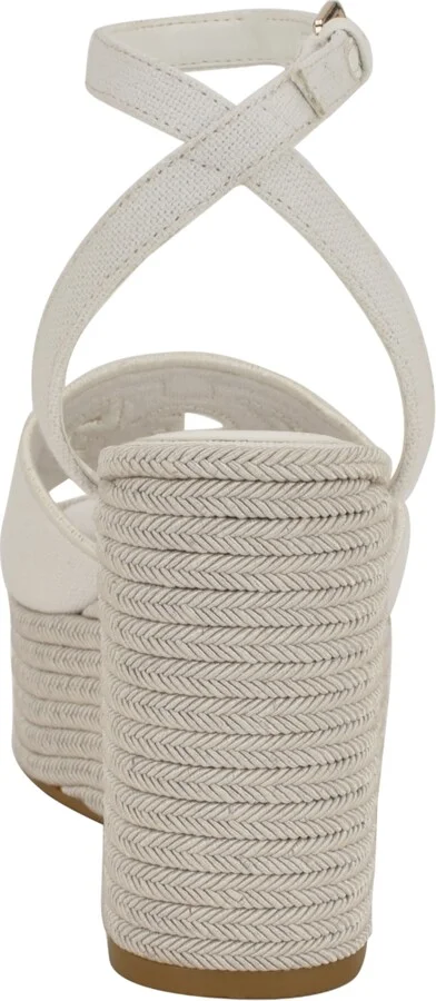 Guess Women's Tanveey Quattro G Cut-Out Platform Espadrille Wedge Sandals - Image 7