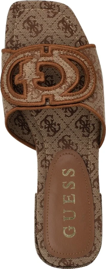 Guess Women's Tarishae One Band Quattro-g Slip On Flat Sandals - Image 4