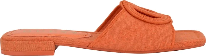 Guess Women's Tarishae One Band Quattro-g Slip On Flat Sandals - Image 6