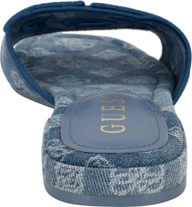 Guess Women's Tarishae One Band Quattro-g Slip On Flat Sandals - Image 11